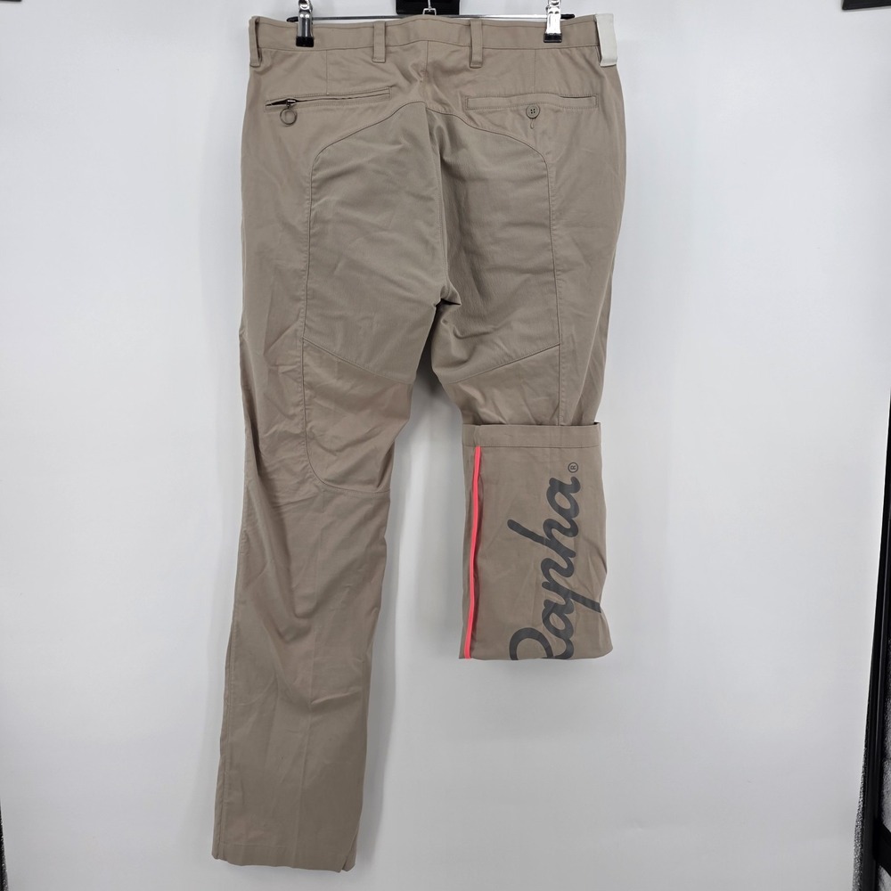 Rapha Beige Riding Trouser Pants Men's Cycling Chino Size W36 x L33